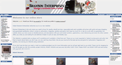 Desktop Screenshot of bransonenterprises.com