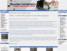 Tablet Screenshot of bransonenterprises.com